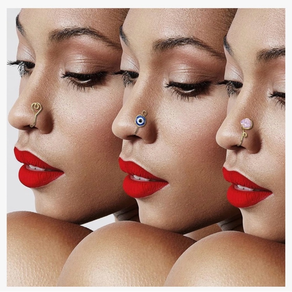 Gold nose cuffs